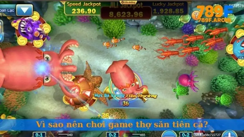 Vì sao nên chơi game Thợ Săn Tiên Cá?